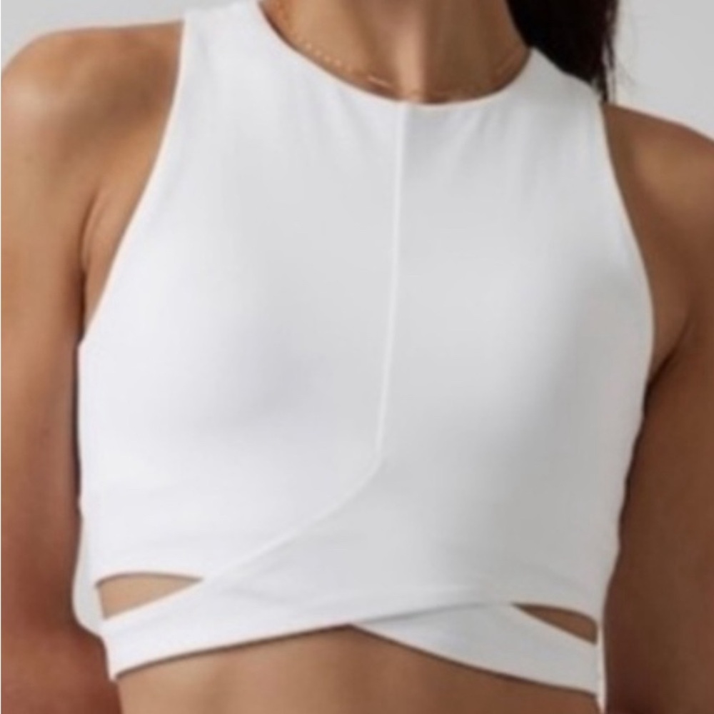 NWT ATHLETA Conscious Cut Out Crop D-DD. Sz S - Picture 10 of 13